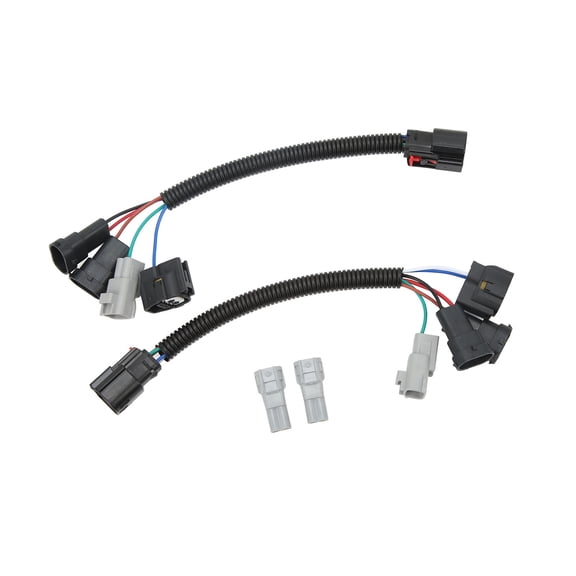 Professional LED Headlight Conversion Harness Plug and Play High Low Beam Wiring Adapters Compatible with Tacoma 2016 to 2021 Heavy Duty ABS Connector Wire Kits 2 Pieces 9.45 inches