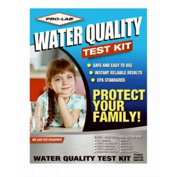 Professional Lab WQ105 Do It Yourself Professional Water Quality Test Kit - Quantity of 6