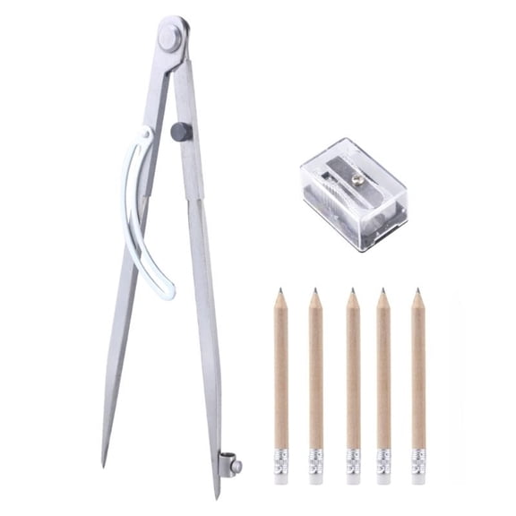 Professional Large Compasses for Woodworking, 12Inch Compasses with Wing,Compasses for Geometry Drawing Tool Set