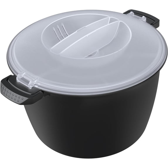 Professional Large Micro Cookware 3 Quart, Microwave Rice Cooker ...