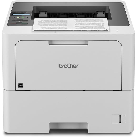 Professional Laser Printer with High-Speed 50 ppm Output Advanced Security Features and Wireless Networking for Business Monochrome Printing with Duplex Capability (HL-6210DW)