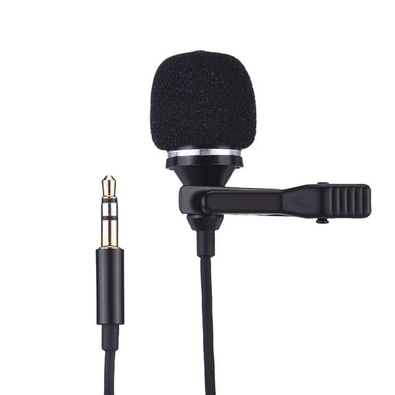 Professional Lavalier Microphone, Omni-Directional Wearable Mic for Vlog, Interview, Streaming, Lecture, PC, Laptop, Smartphone