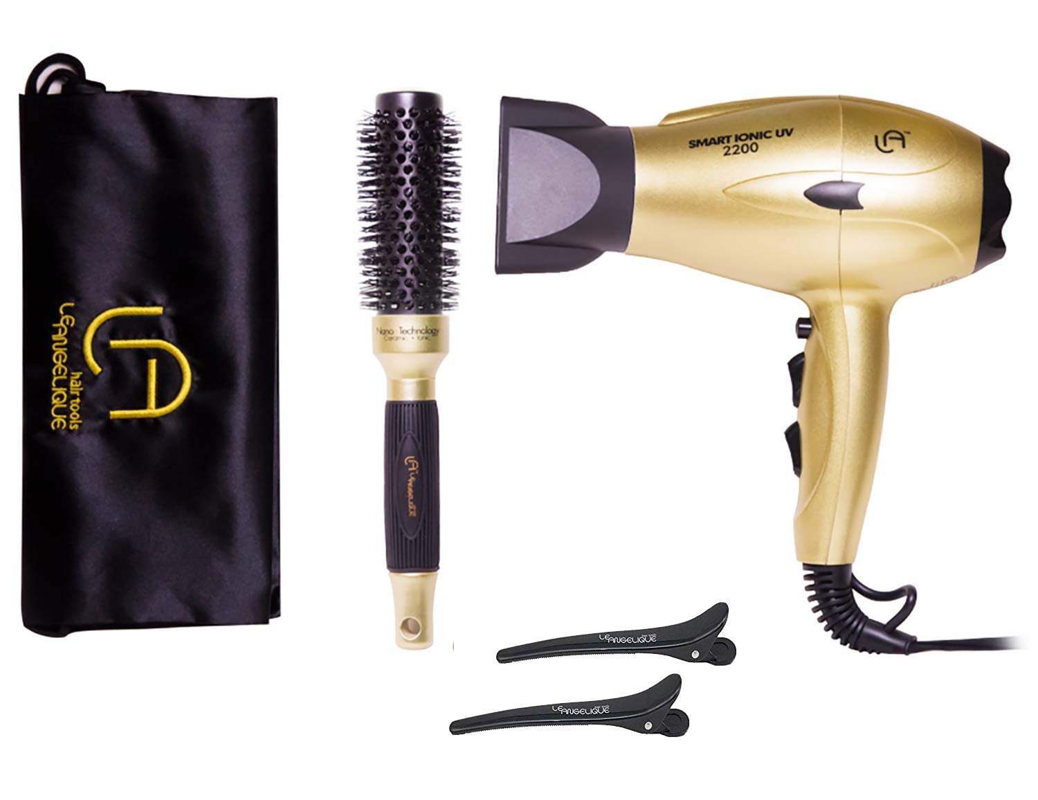 ドライヤー　Angelique le angelique mini hair blow dryer, pink cheetah - Walmart.com