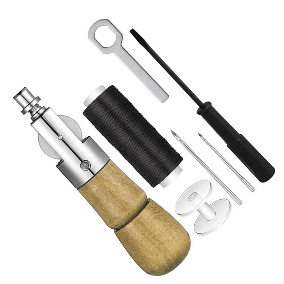 Professional Leather Repair Stitcher Sewing Awl Kit Essential Tool for Leather Shoes, Bags, and Accessories