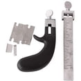 thumbnail image 1 of Professional Leather Strap Cutter Draw Gauge, Leather Strap Cutter Strap Cutter Leather Tool with 3 Blades Leather Cutter DIY Leather Craft, 1 of 5