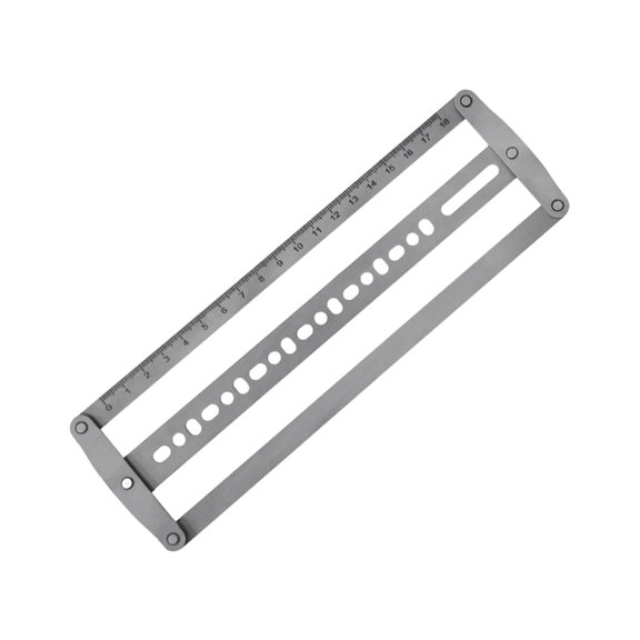 Professional Leatherworking Alignment Tool 18 48mm Measurement For Belts Shoulder Straps Creations