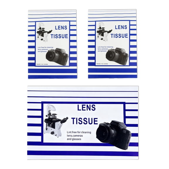 Professional Lens Cleaning Kit 100 Sheets Cotton Wipes For Camera Microscope Phone Screen Electronic Equipment