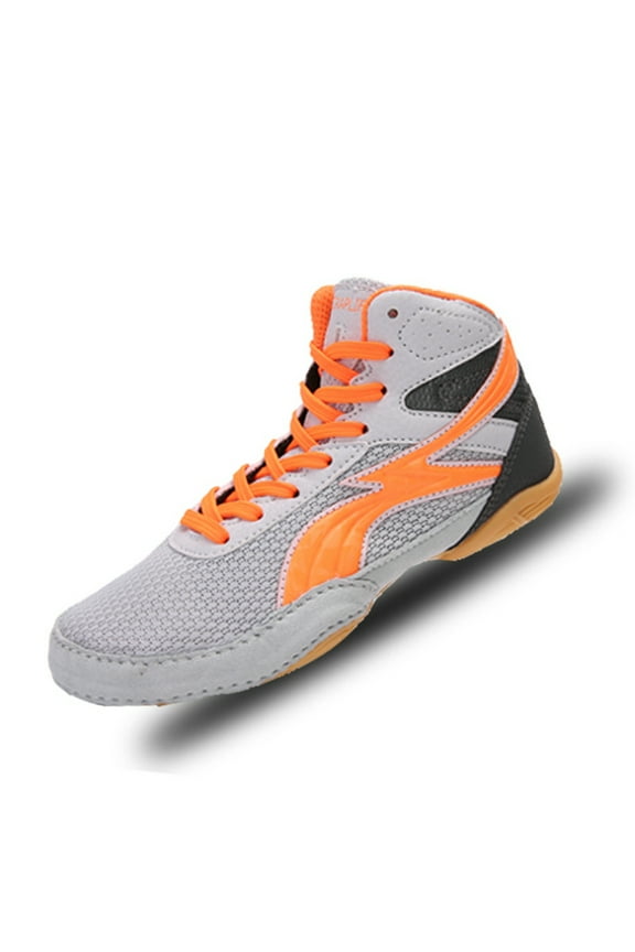 Professional, Lightweight and Breathable Wrestling Shoes Boxing Shoes for Little Kid and Big Kid