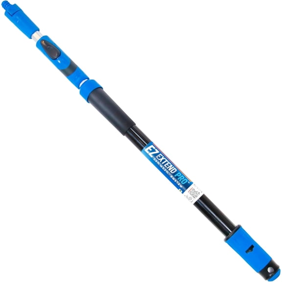 Professional Lock-On EZ Extend Pro Telescopic Pole, Extension 2.6 to 5.3, Telescoping Pole for Floor & High-Access Cleaning, Use With Squeegees, Broom Heads, Brush Heads & More, Indoor/Outdoor