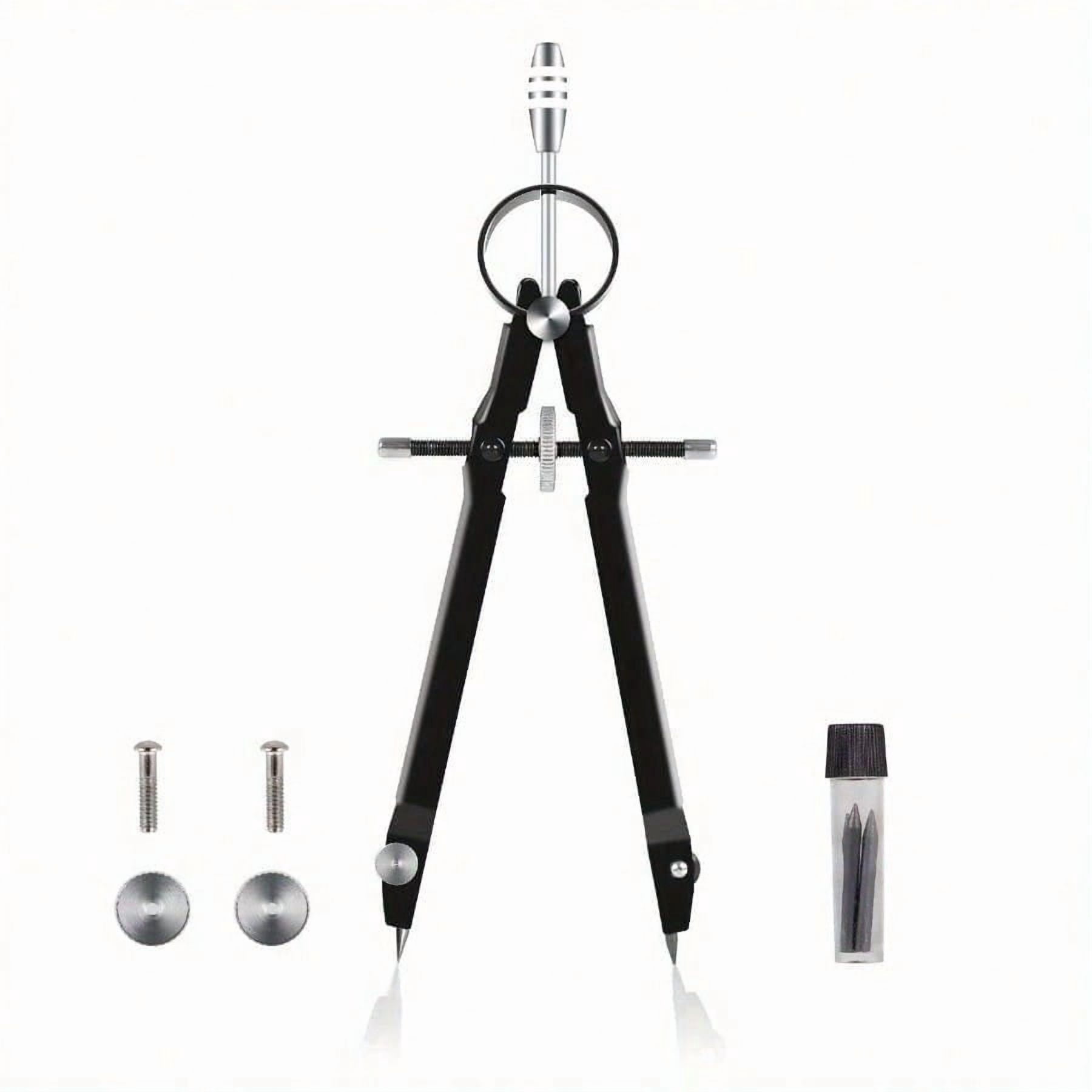 Lockable Compass Professional Lockable Metal Geometry Compass Set, Durable Precision ...