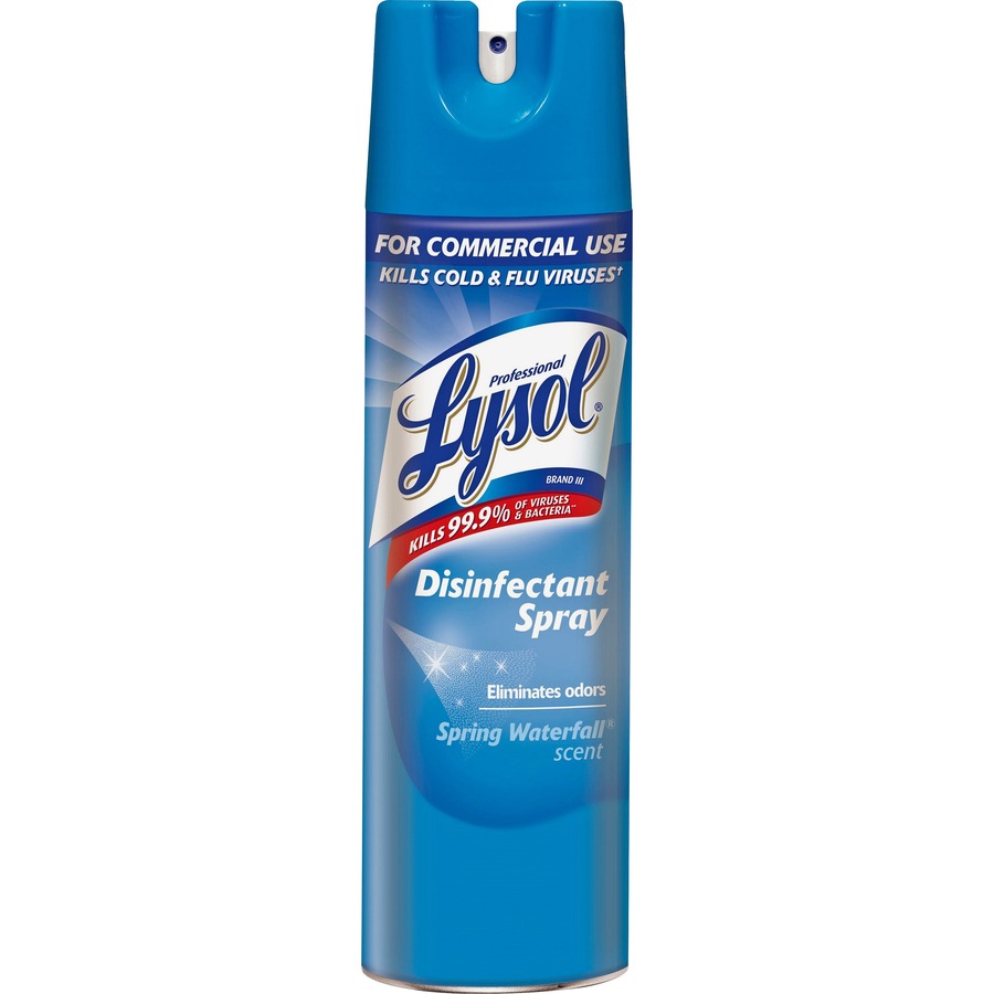 Professional Lysol Disinfectant Spray, Spring Waterfall, 19oz - Walmart.com