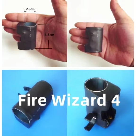 Professional Magician Accessory Ultimater Fire Wizard Close Up Illusions Gimmick Fire Magic Tricks Stage Street Magic Props