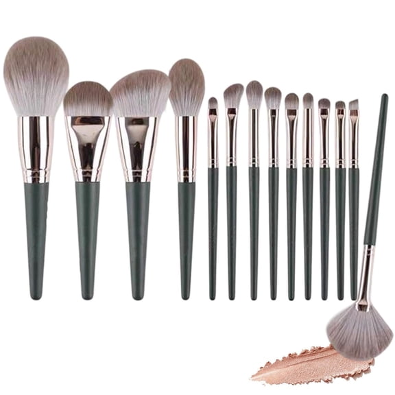 Professional Makeup Brush Set - Cosmetics Applicators Kit for Women Daily Practice Routine Home Salon Travel