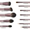thumbnail image 1 of Professional Makeup Brush Set, Makeup Brushes, Champagne Gold 12Pcs Non-Shedding Precision Brushes For Flawless Face Application, Soft Makeup Brushes With Stylish Handles For, 1 of 6