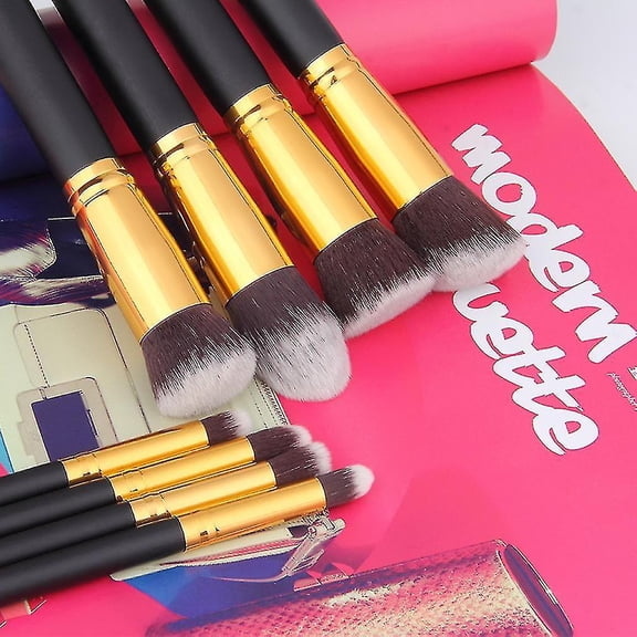Professional Makeup Cosmetic Brushes Set 8Pcs Face Eyeshadow Foundation Kit