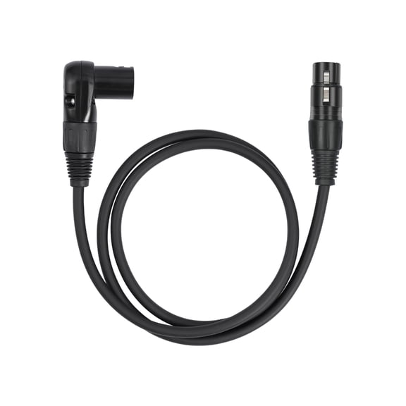Professional Male to Female Line 90° Adjust Connectors to Straight Head Cable Cord for Mixing Consoles