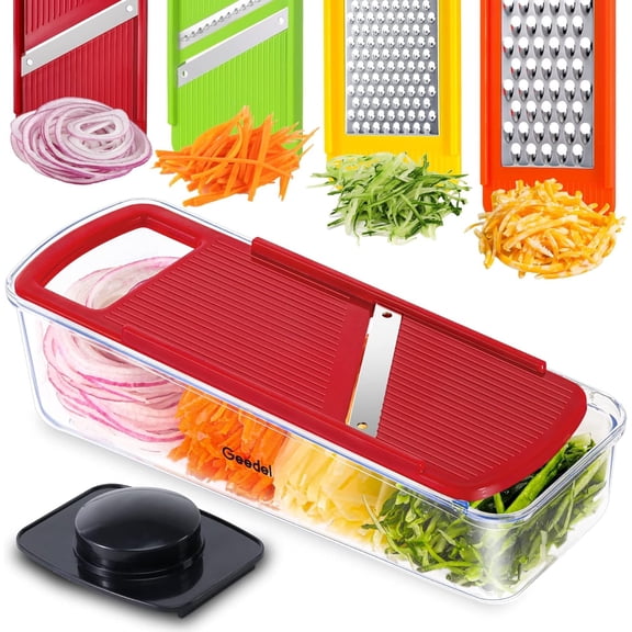Professional Mandoline Slicer for Kitchen, Multi Purpose Vegetable Slicer Cutter, Vegetable Cutter Onion Cutter for Veggie Fruit Cheese