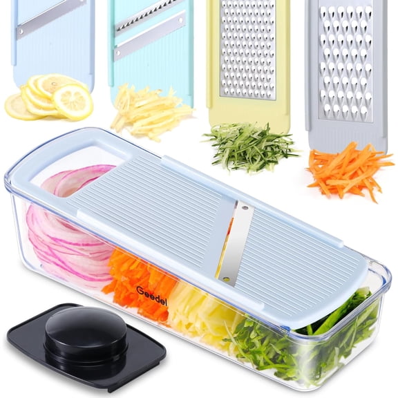Professional Mandoline Slicer for Kitchen, Multi Purpose Vegetable Slicer Cutter, Vegetable Cutter Onion Cutter for Veggie Fruit Cheese