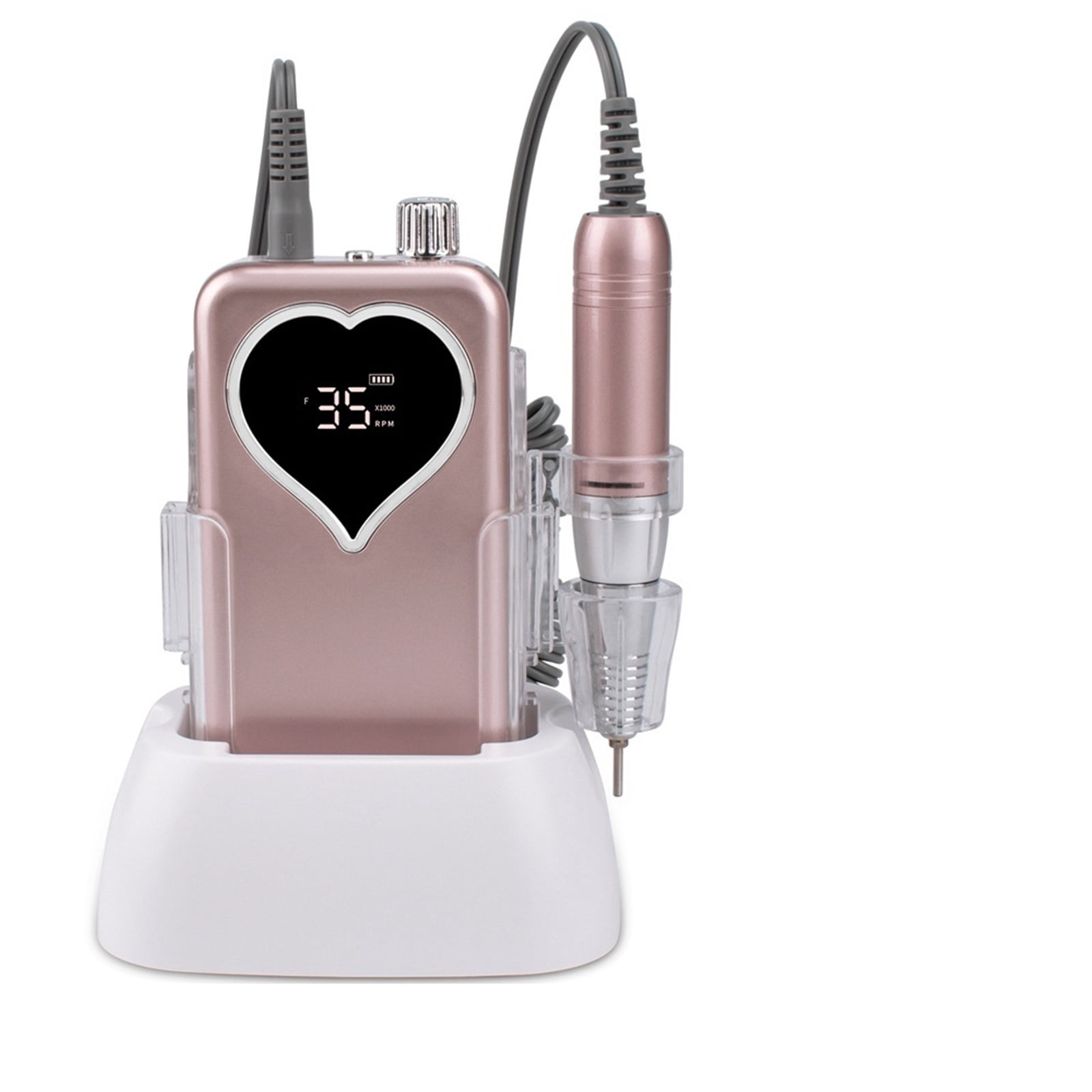 Professional Manicure Electric Nail Drill Machine 35000RPM Cordless Nail File Rechargeable Nail Polishing Grinder For Nails