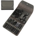 thumbnail image 1 of Professional Manicure Set, 16 Pieces Pedicure Kit Nail Clipper Set with Case Travel for Men Women Teens for Facial, Ear, Fingernail and Toe Cuticle Grooming Care, 1 of 8