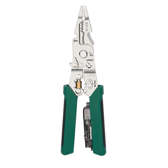 Professional Manual Wire Striper Cutter Stripper Crimper Pliers Crimping Tool