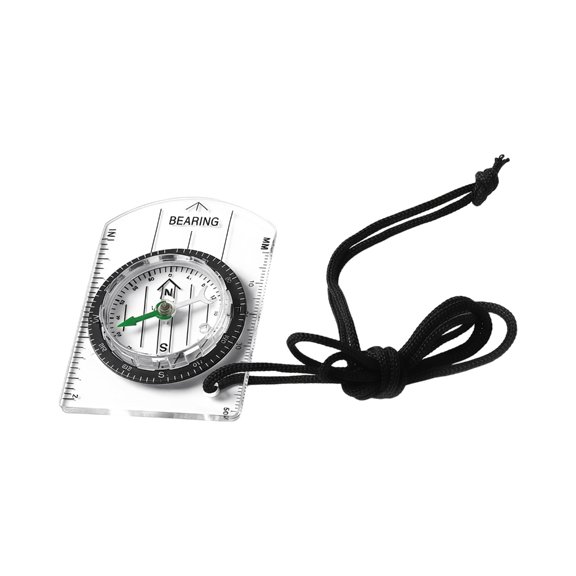 Professional Map Scale Compasses Outdoor Orienteering Compasses Acrylic Map Ruler Camping Navigation Tool