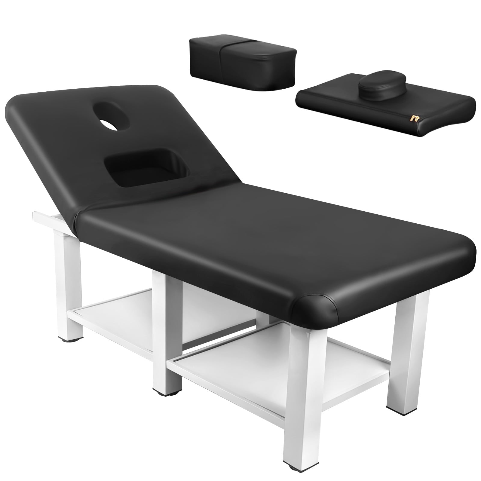 Professional Massage Table, Heavy-Duty Steel Frame Massage Bed