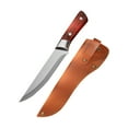 thumbnail image 1 of Professional Meat Boning and Filleting Knife, German Stainless Steel Butcher Tool with Ergonomic Handle, Flexible Sharp Blade for Beef Pork Poultry and Fish, M, 1 of 4