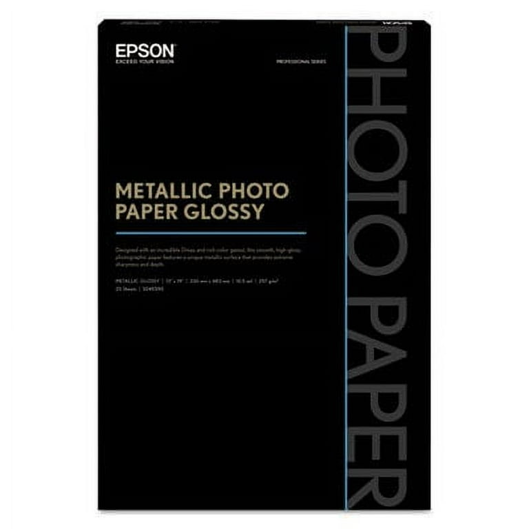 Professional Media Metallic Luster Photo Paper, 5.5 mil, 13 x 19, White, 25/Pack Professional Media Metallic Luster Photo Paper, 5.5 mil, 13 x 19, White, 25/Pack
