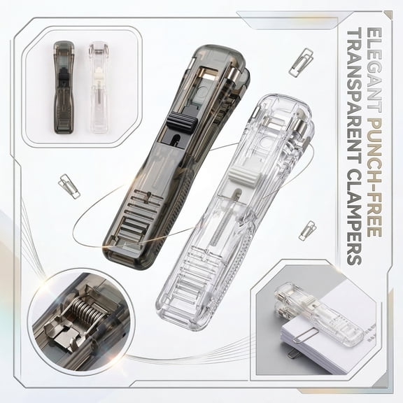 Professional Medium Push Clip Refills for Paper Binding and Document Organization, Reusable Metallic Fasteners for Office and Presentation Files Stationery Supplies