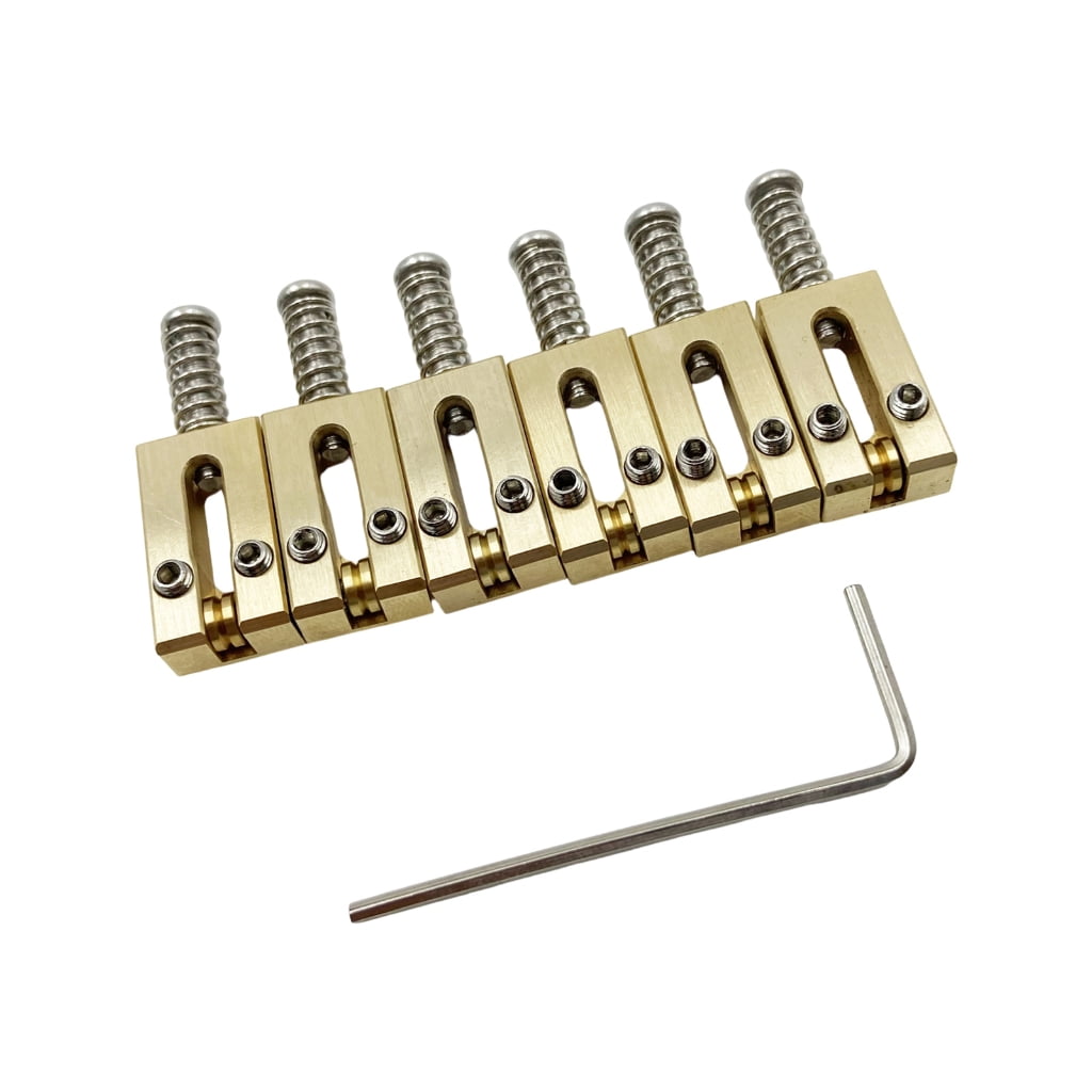 Professional Metal Guitar Tremolo Bridge Systems Easy Installation Suitable for Headless Electric Guitars Repairing