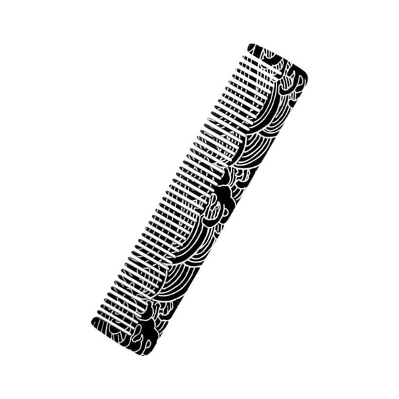 Professional Metal Mustache Comb For Men Compact Stainless Steel Beard Styling Tool Portable Grooming Essential