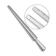 Ring Sizer Gauge and Mandrel Kit, Metal Finger Measuring Tool Set for Jewelry Ring Sizing, US Sizes 1 to 15, TIKA