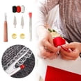 thumbnail image 1 of Professional Metal Sewing Kit with Threader & Seam Ripper, Complete Needlework Set for DIY Knitting, Handmade Crafts, Clothing Repairs, Essential Tools for Beginners and Experts, 1 of 8
