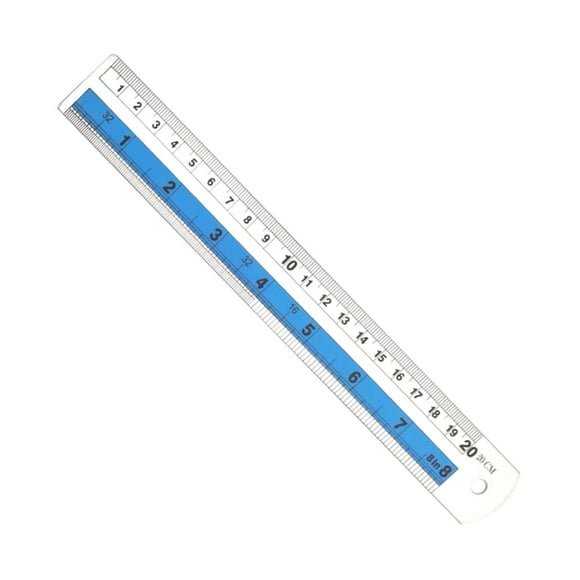 Professional Metal Straight Edges Ruler for Precise Work, Imperials & Metric Long Ruler, Small Metal Ruler Safety Edges