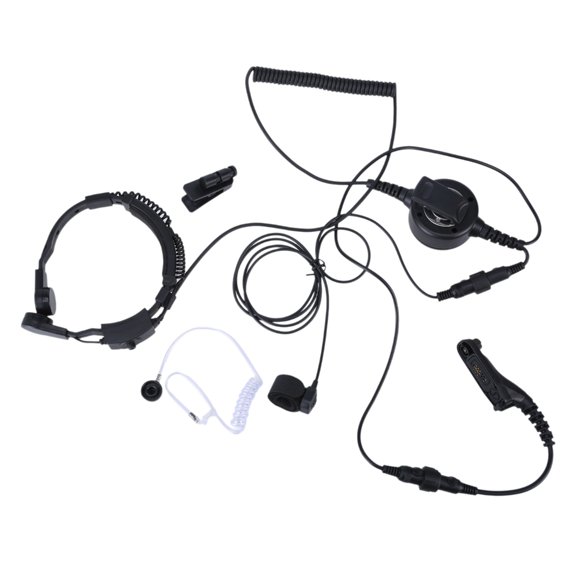 Professional Microphone Earpiece Headset Headphone For P8268 DP4800 DP4600 DP3400 Radios Big Button Easy to Operate