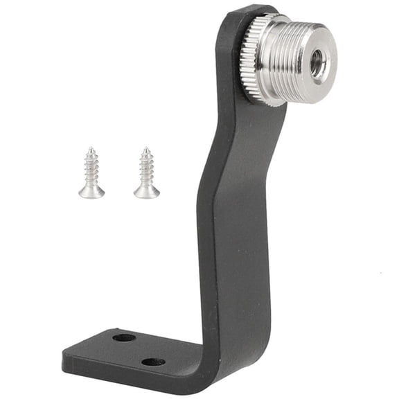 Professional Microphone Thread Converter Right Angle 5/8inch Male to 1/4inch Female Mounting for Wall Table Ceiling