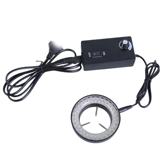 Professional Microscope LED Rings Light with 60 Adjustable Brightness LEDs for Laboratory Use & Biological Observations