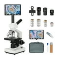thumbnail image 1 of Professional Microscope With Display Screen 9-Inch High-Definition Display For Mite, Sperm, Egg, Aquaculture, Fish Disease Detection, School Laboratory, Optical Microscope, 1 of 4
