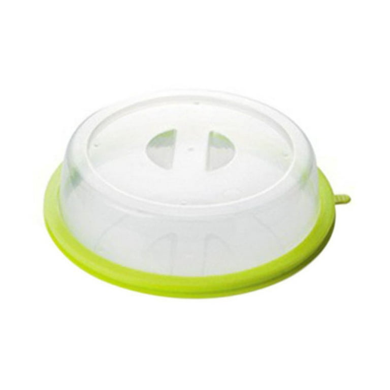 Professional Microwave Food Anti-sputtering Cover With Handle Heat