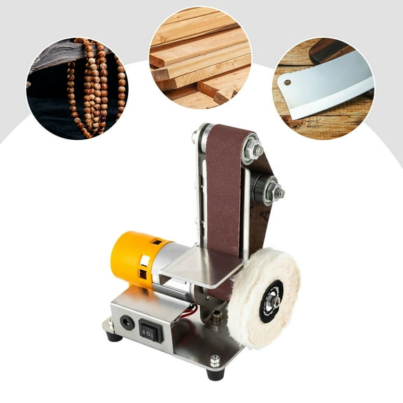 Professional Mini Electric Belt Sander Knife Grinder Edge Sharpener with Speed Control