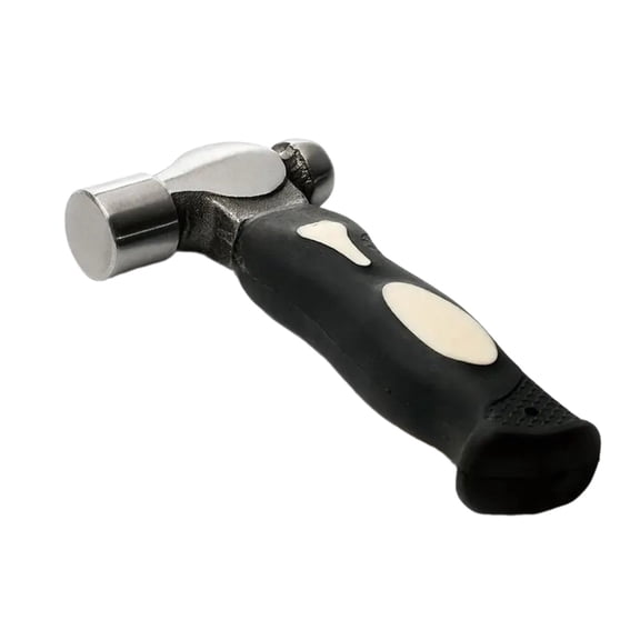 Professional Mini Hammer Goldsmith's Tool Steel Mallet Portable Hammer with Round Heads for Crafting and DIY Projects