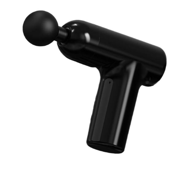Professional Mini Percussion Massage Gun with 6 Speed Levels, Portable Deep Tissue Muscle Massager for Athletes, Handheld Fascia Gun with 4 Interchangeable Heads for Post-Workout Recovery