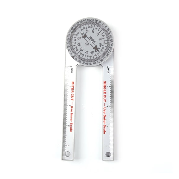 Professional Miter Saw Protractor Angle Finder Precision Miter Angle Finder for Carpenters Plumbers Bevel Protractor Woodworking ,Easy to Use