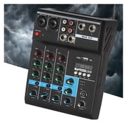 Professional Mixer 4 Channels Sound Mixing Console For DJ Interface Controller Digital Table New Card ,Easy to Use