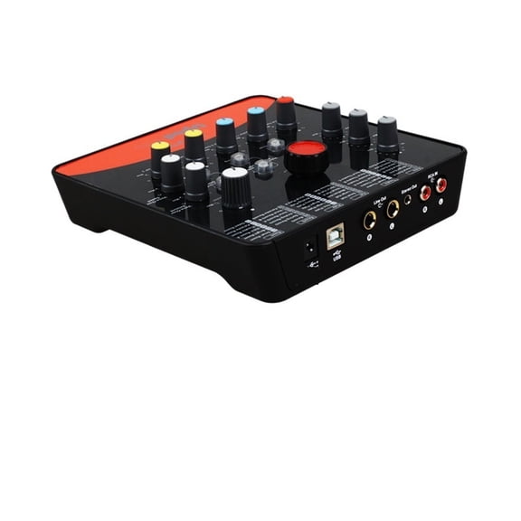 Professional Mixer Sound Card USB External Sound Board Live Sound Noise Canceling Kits