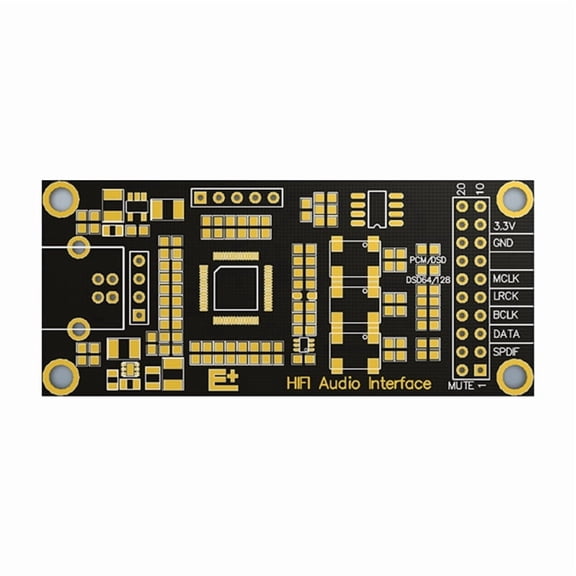 Professional Mobile DAC Decoders Board 24bit 384khz USB Decoders Expansion Card