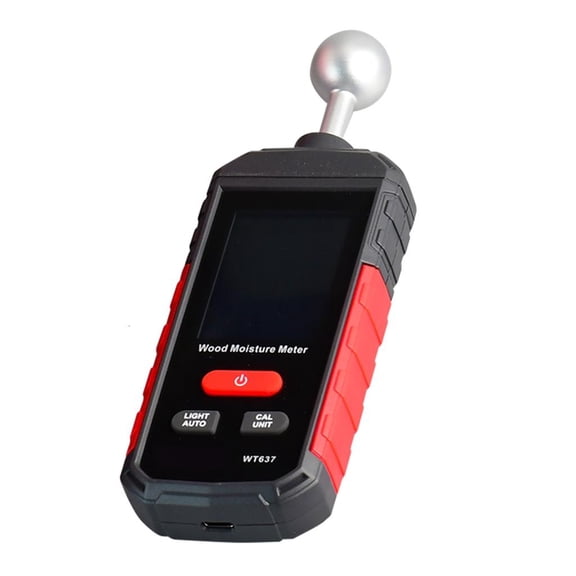 Professional Moisture Detector For Wall Floor Construction Site Featuring 5-40mm Probe Built In Thermometers