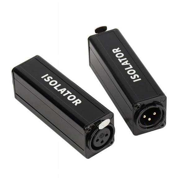 Professional Mono Common Ground Audio Isolator Acoustic Noise Filtering to Current Sound Balancing Adapter