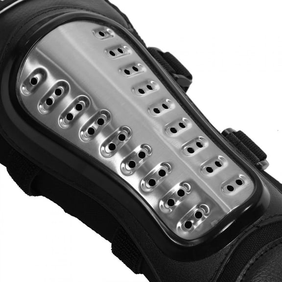 Professional Motorcycle Knee Armor Guard Shin Protector Pads for Motocross Off-Road Cycling ATV Riders (16.9 x 6 inches / 43 x 15 cm)